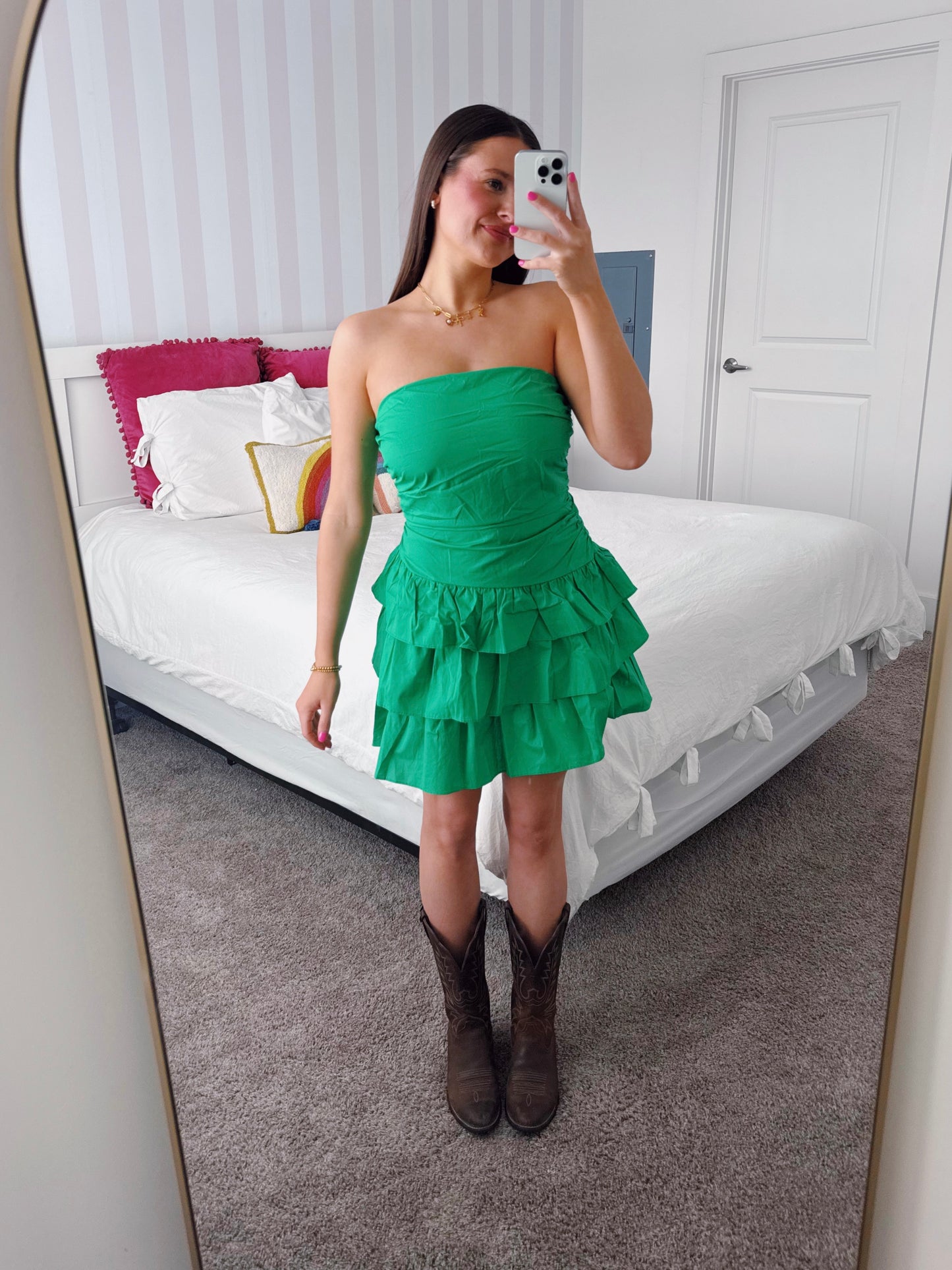 Make Your Mark Ruffle Dress