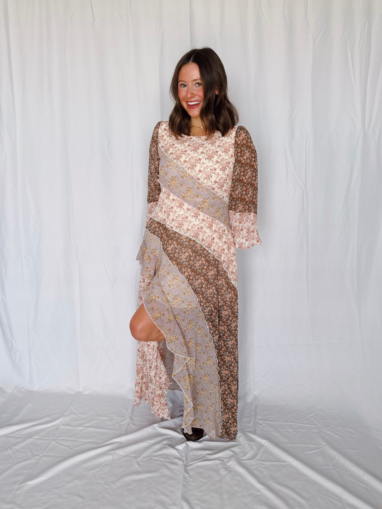 Golden Hour Floral Maxi Dress