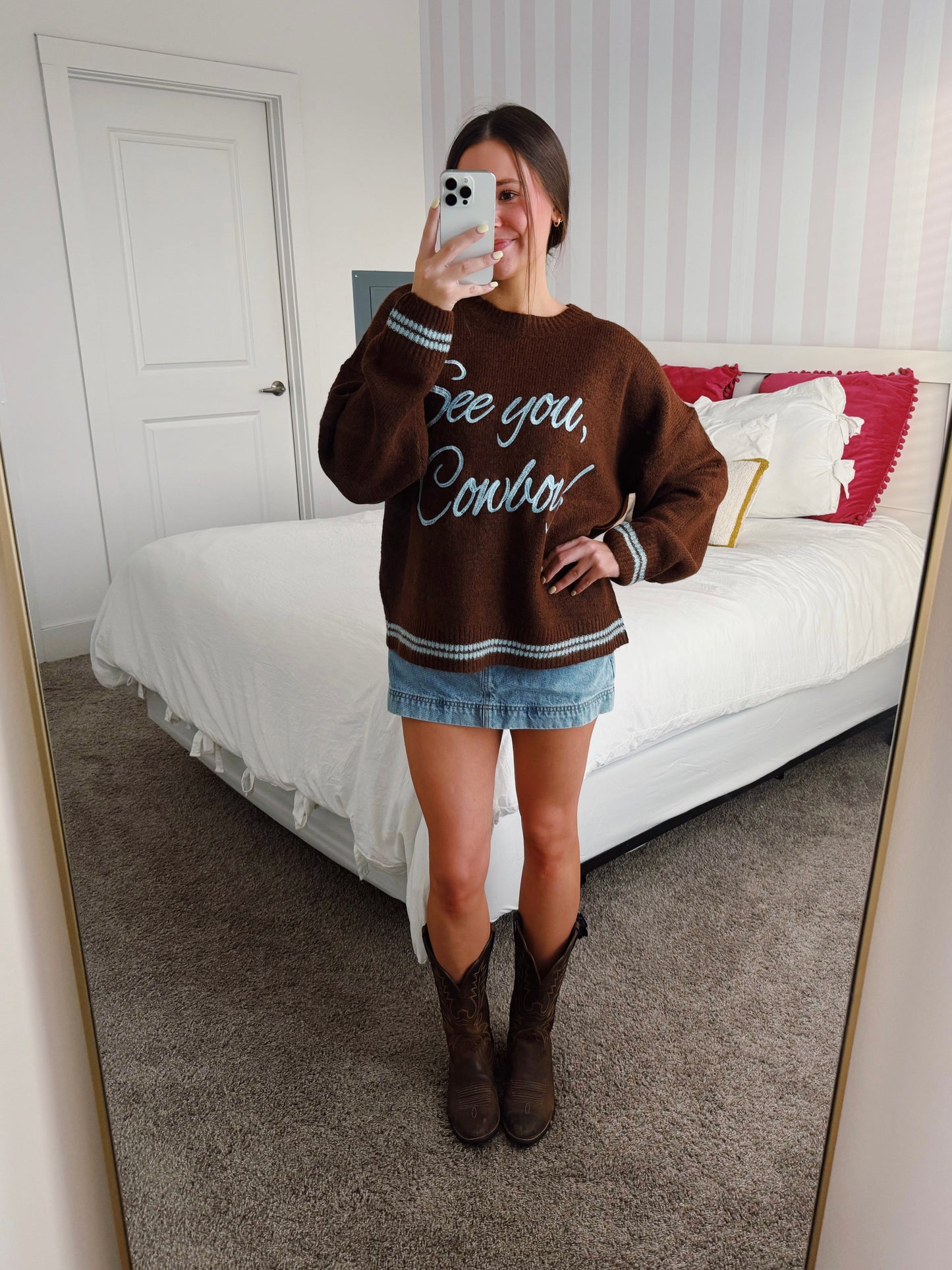 See You Cowboy Sweater