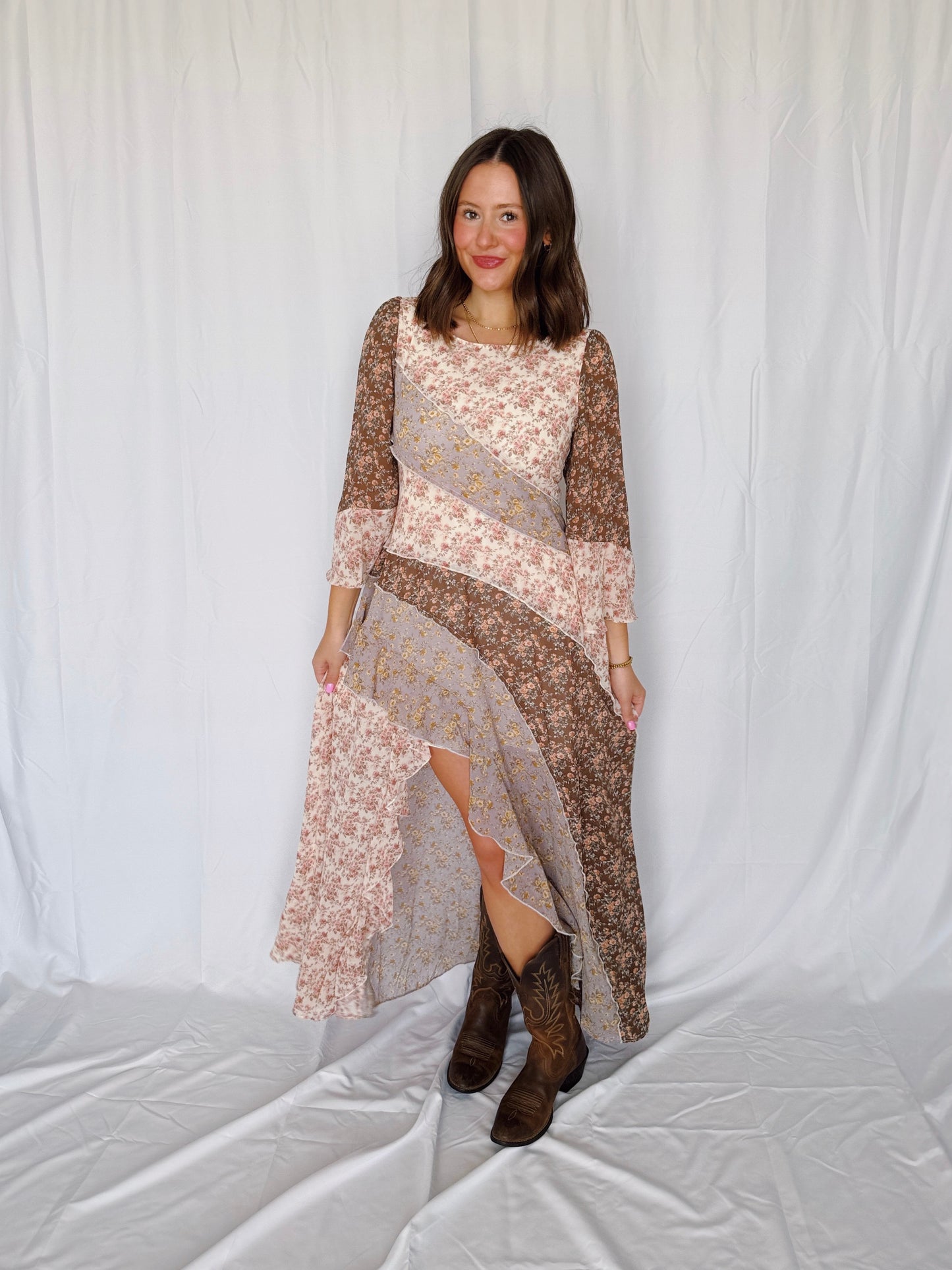 Golden Hour Floral Maxi Dress