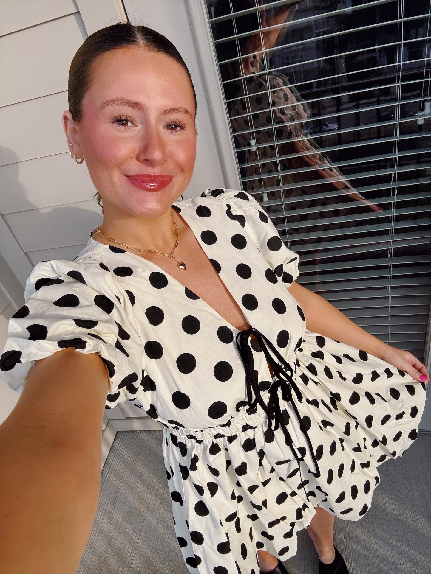 Center Stage Spotted Bubble Dress