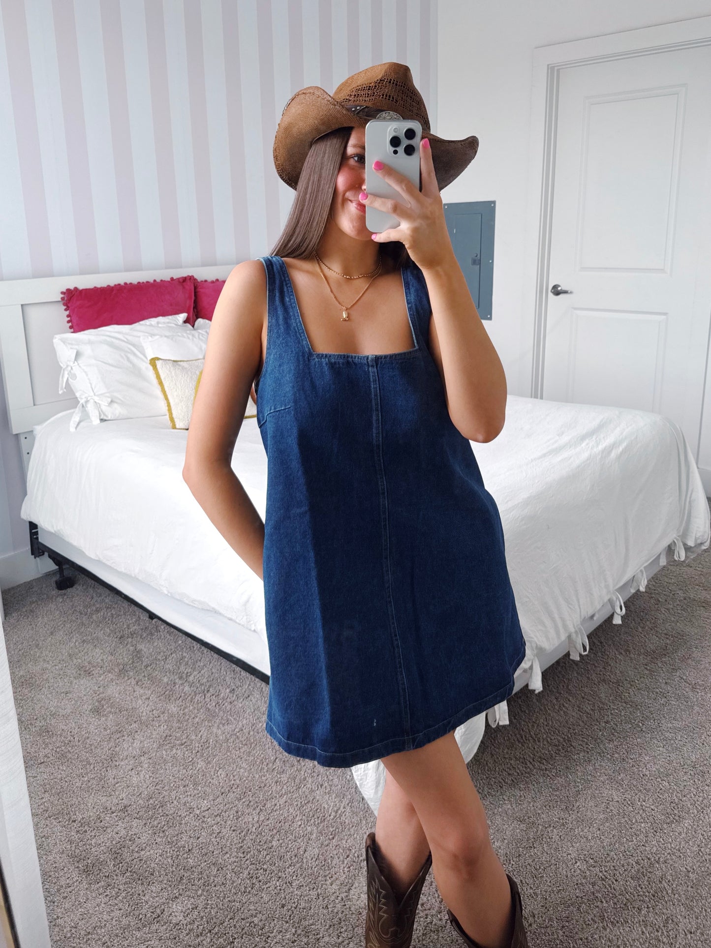 Long Live Cowgirls Denim Dress