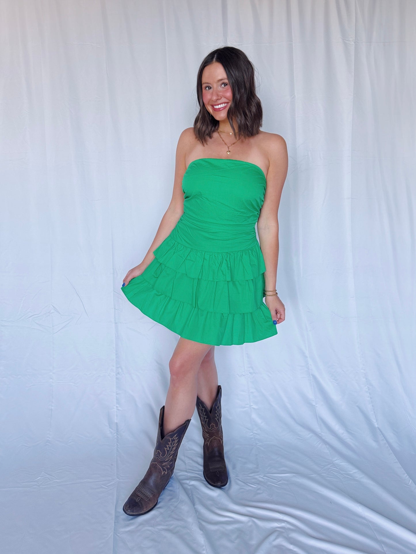 Make Your Mark Ruffle Dress