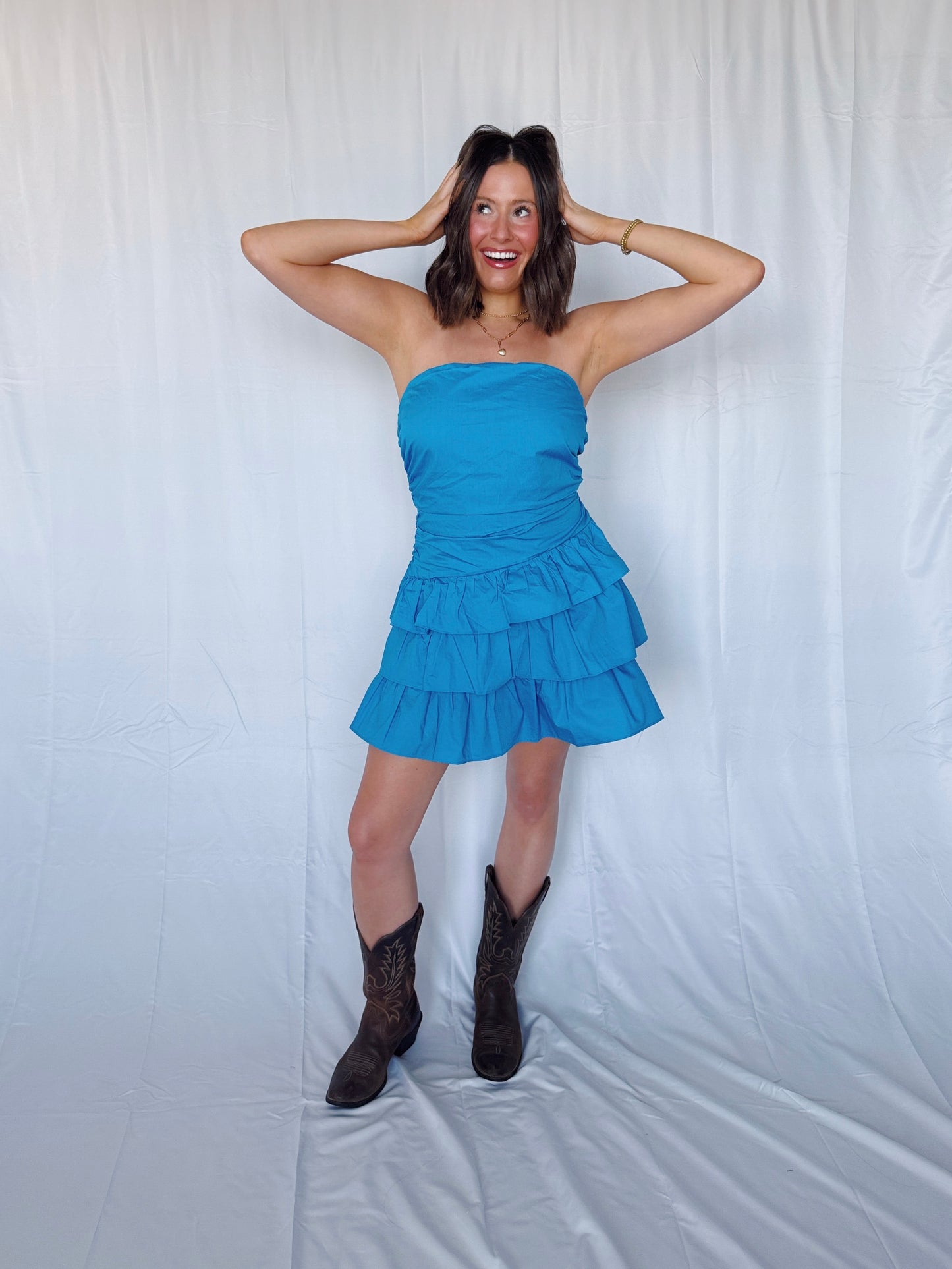 Make Your Mark Ruffle Dress
