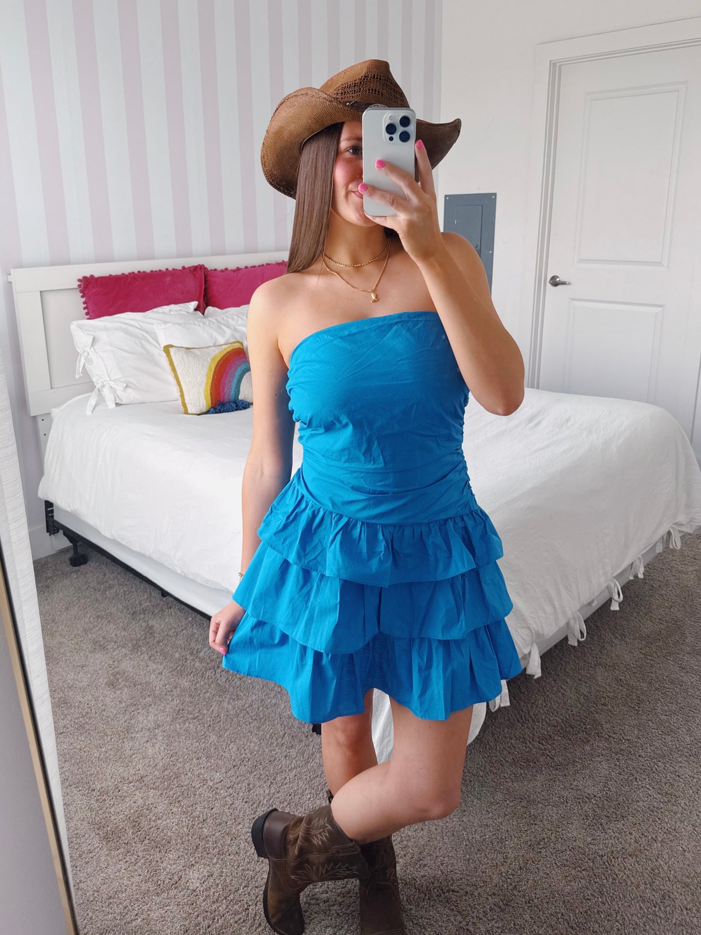 Make Your Mark Ruffle Dress