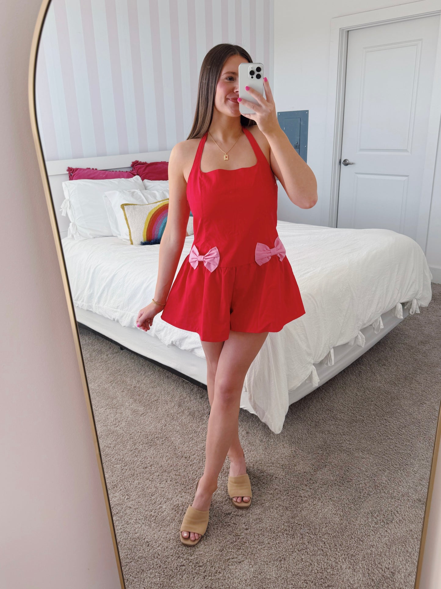 Watermelon Sugar Bow Romper