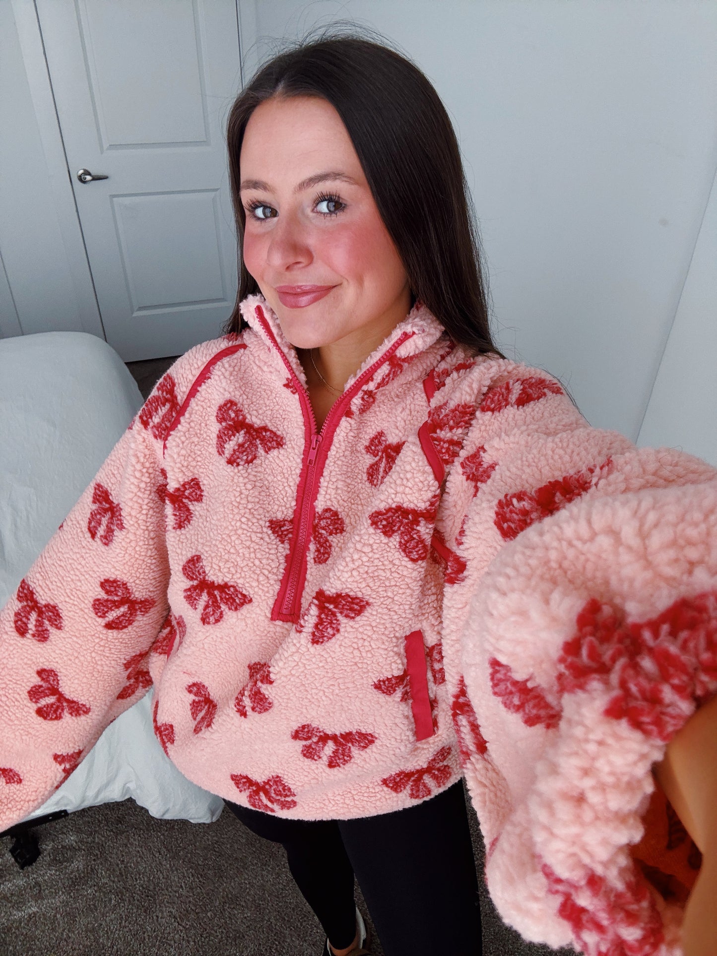 Wrapped in Warmth Fleece Henley Pullover
