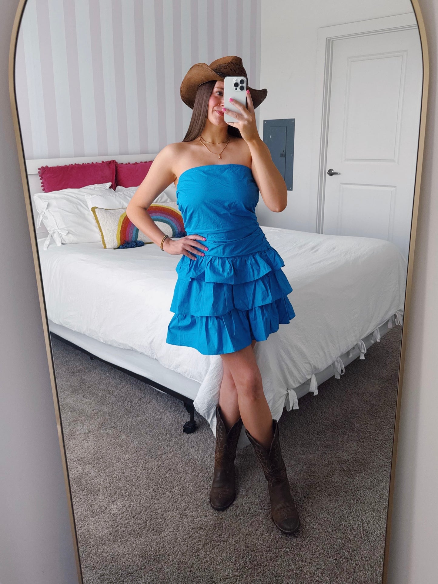 Make Your Mark Ruffle Dress