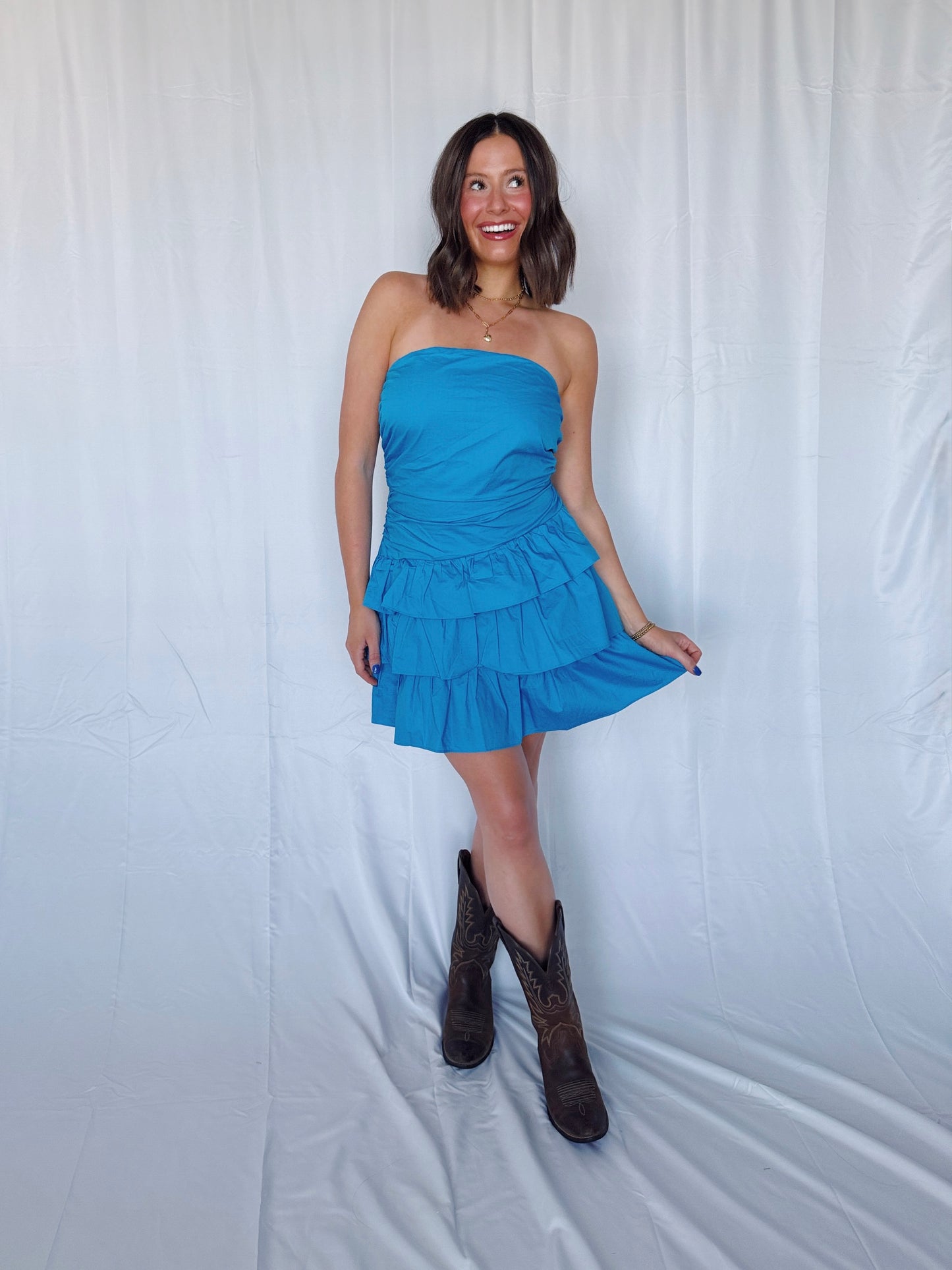Make Your Mark Ruffle Dress