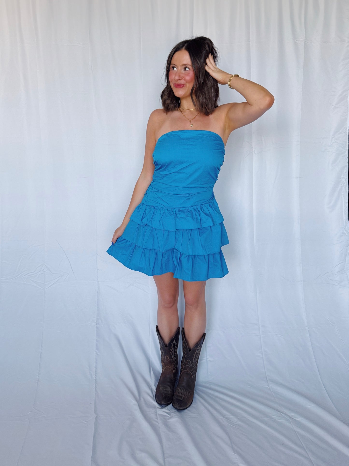 Make Your Mark Ruffle Dress