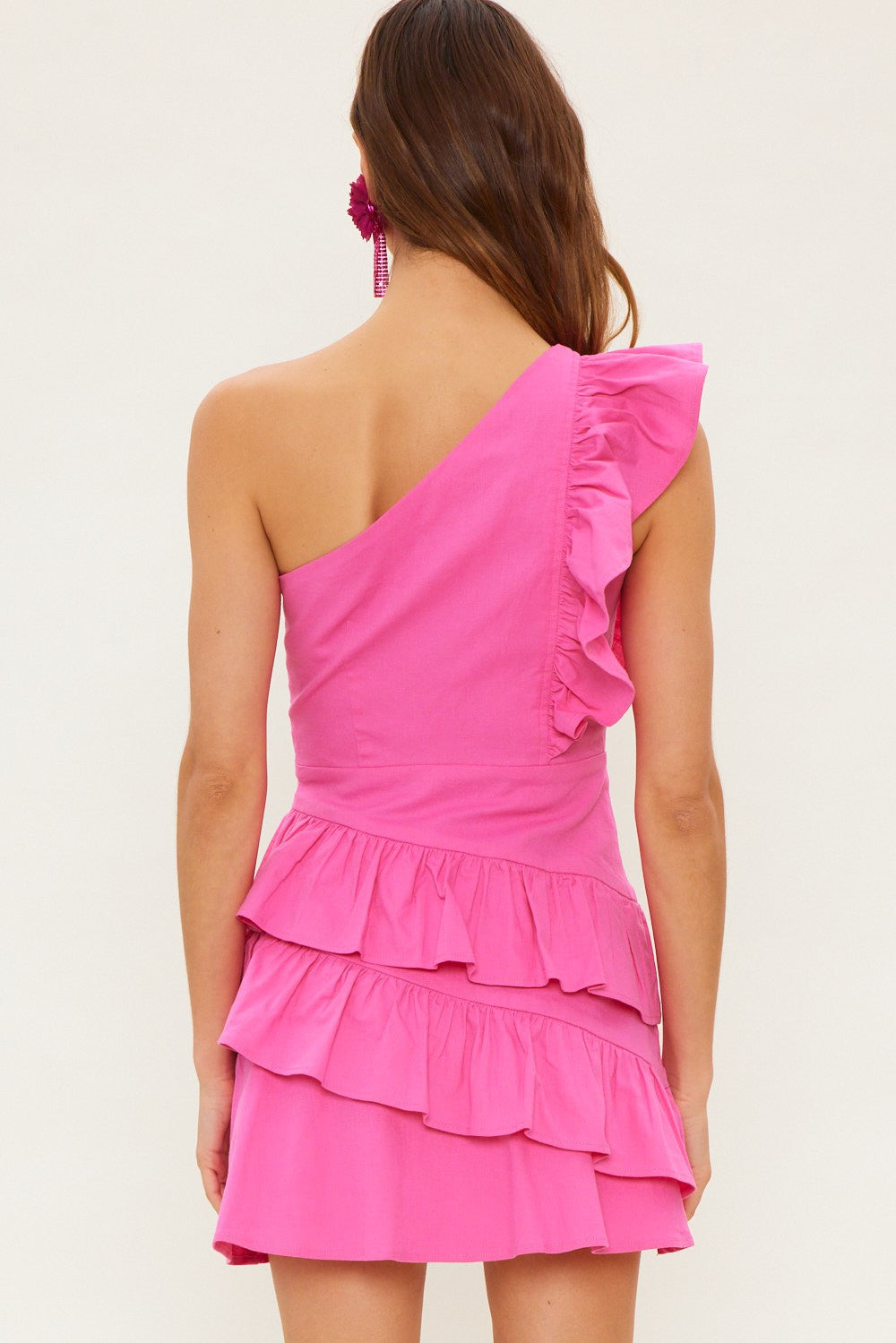 Pretty In Pink Ruffle Dress