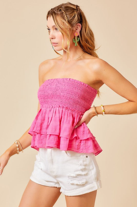 Candy Floss Babydoll Top