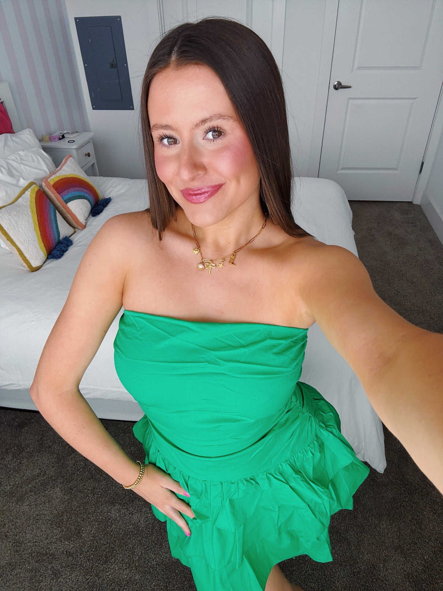 Make Your Mark Ruffle Dress