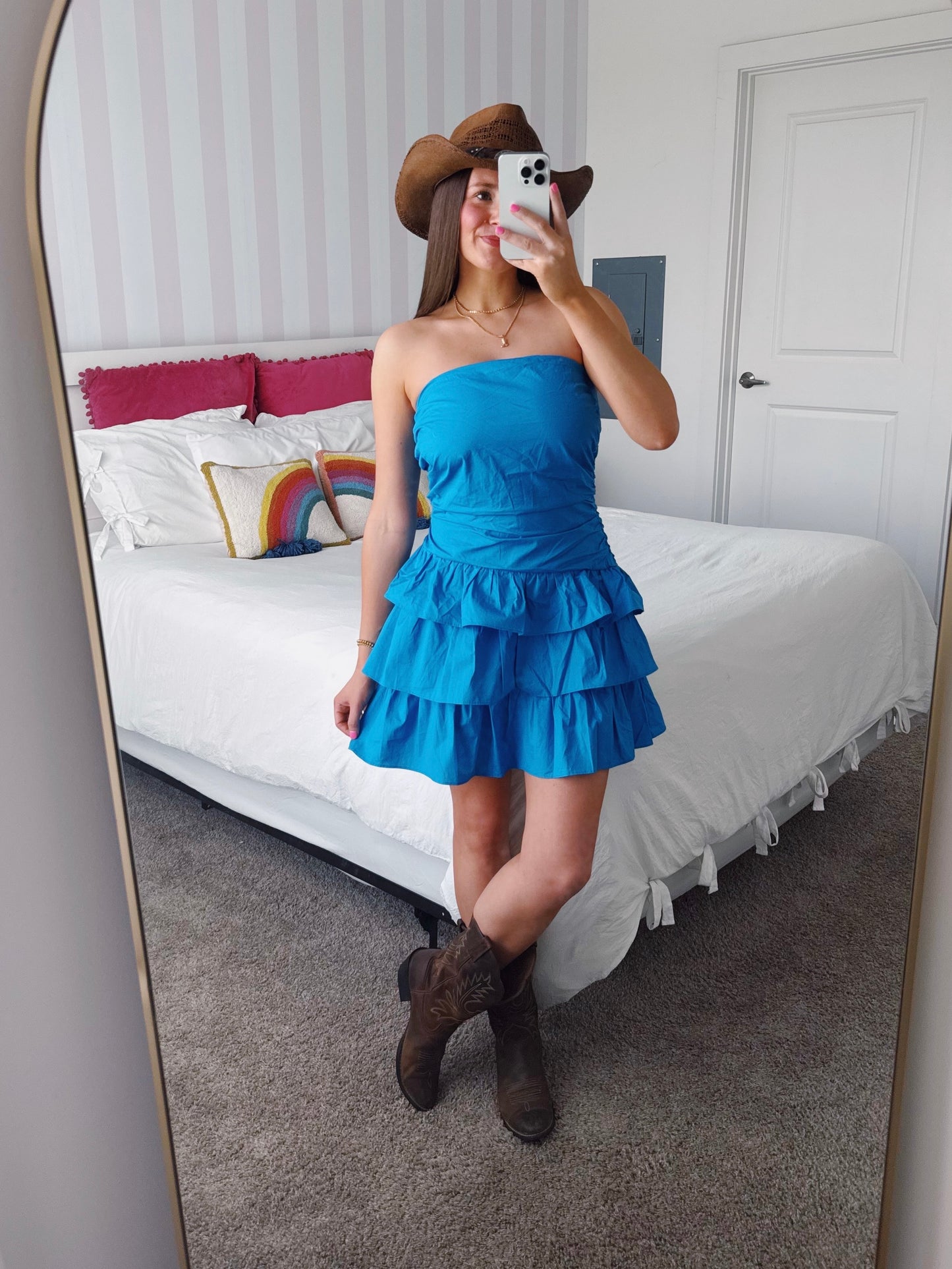 Make Your Mark Ruffle Dress