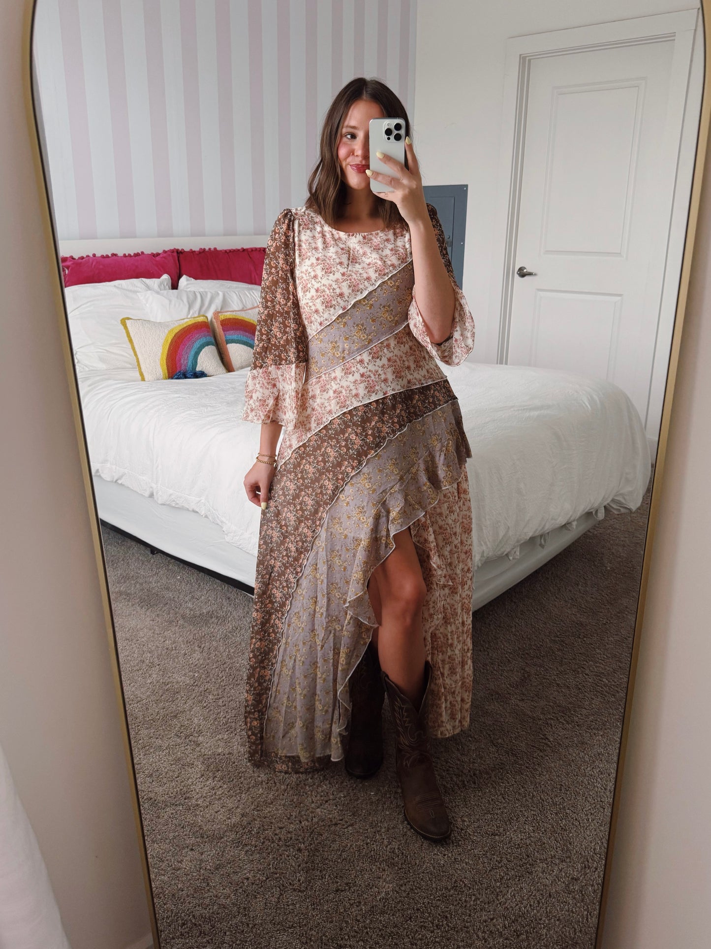 Golden Hour Floral Maxi Dress