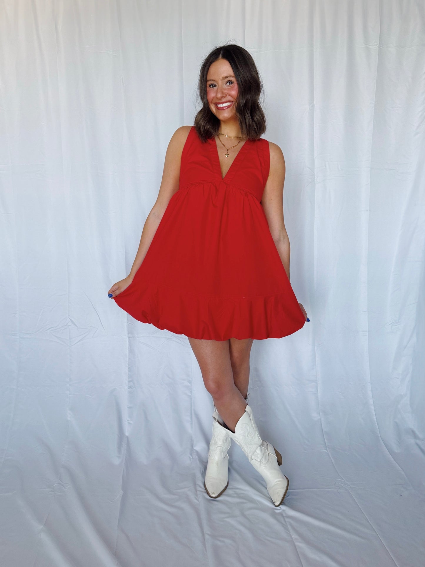 Steal a Kiss Bow Back Bubble Dress
