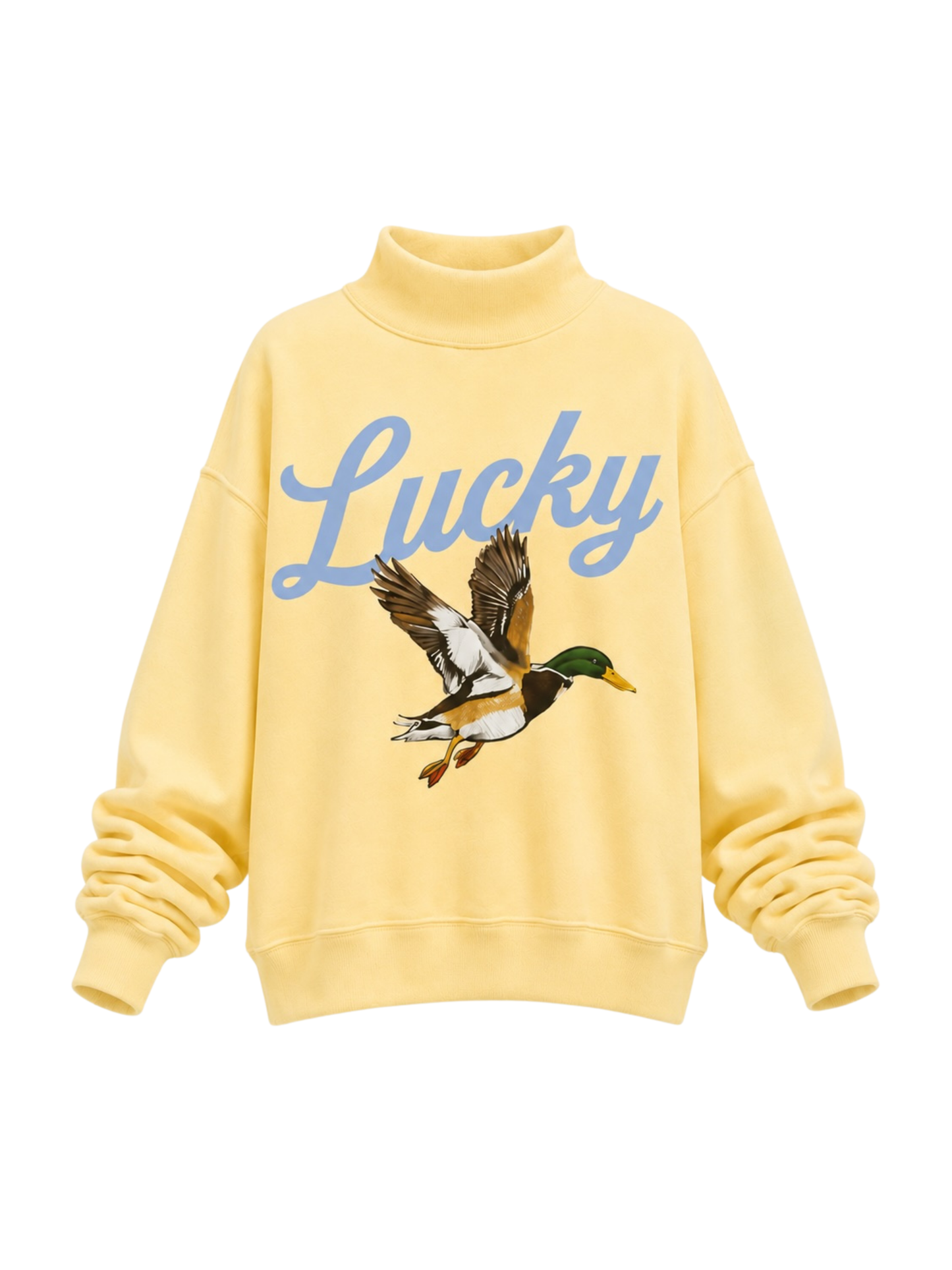 PREORDER: Lucky Duck/Mallard Reversible Mock Neck Sweatshirt (EARLY JANUARY)