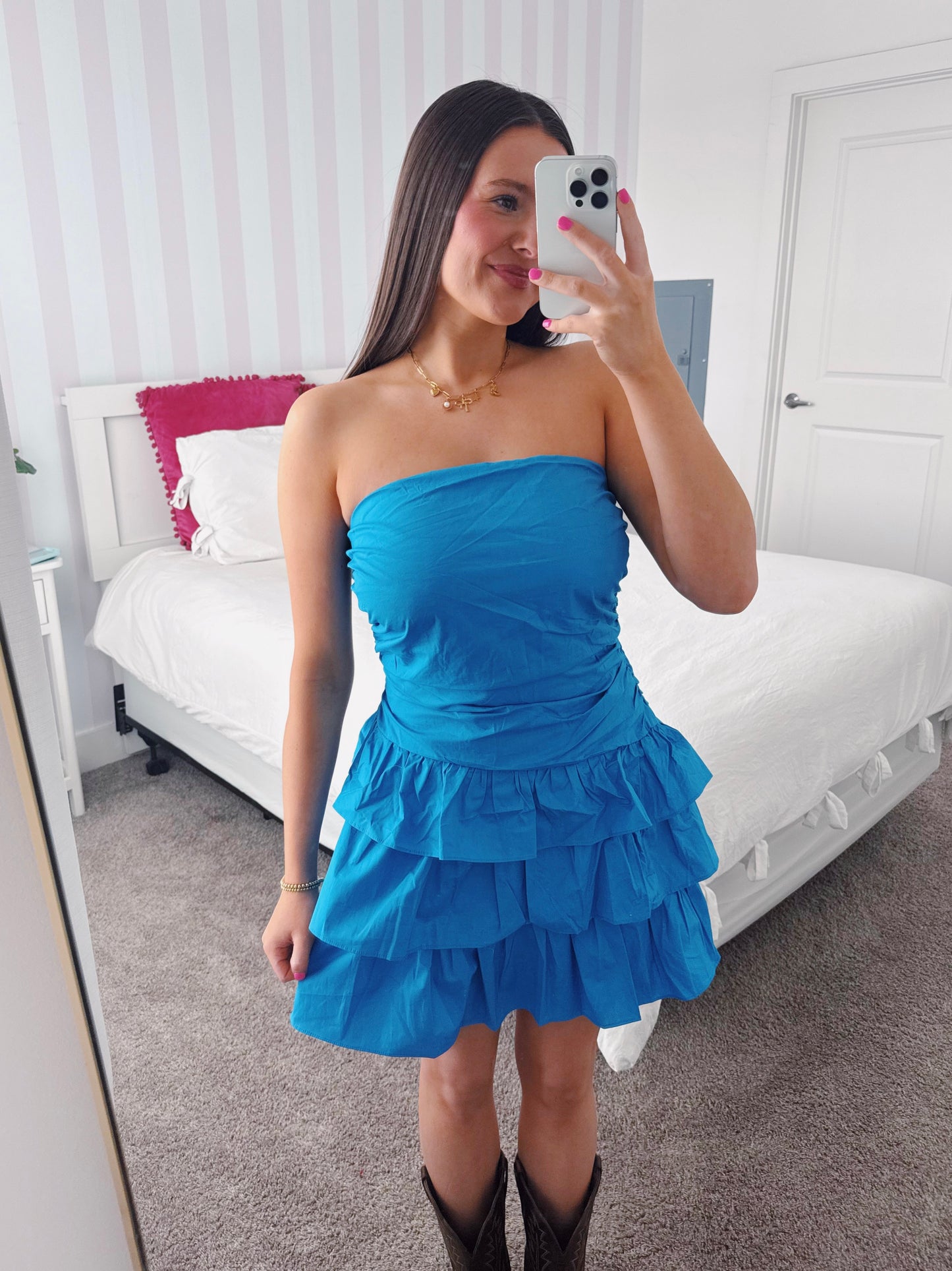 Make Your Mark Ruffle Dress