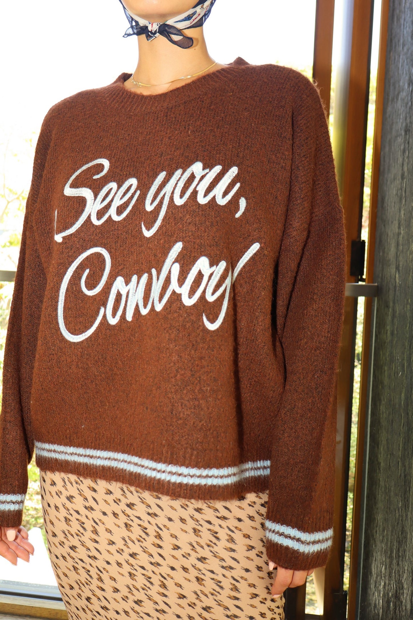 See You Cowboy Sweater