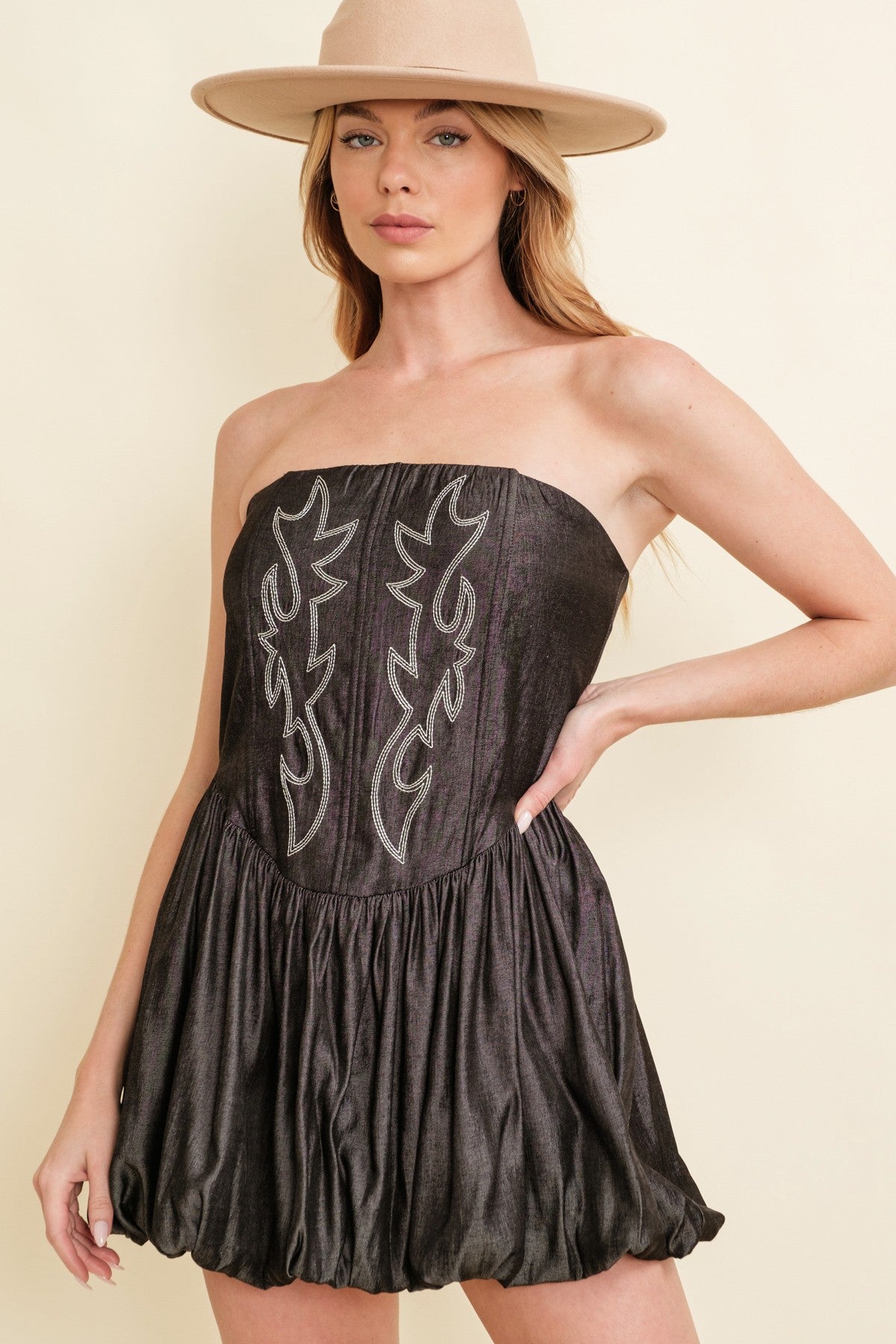 Hang Tight Honey Bubble Dress
