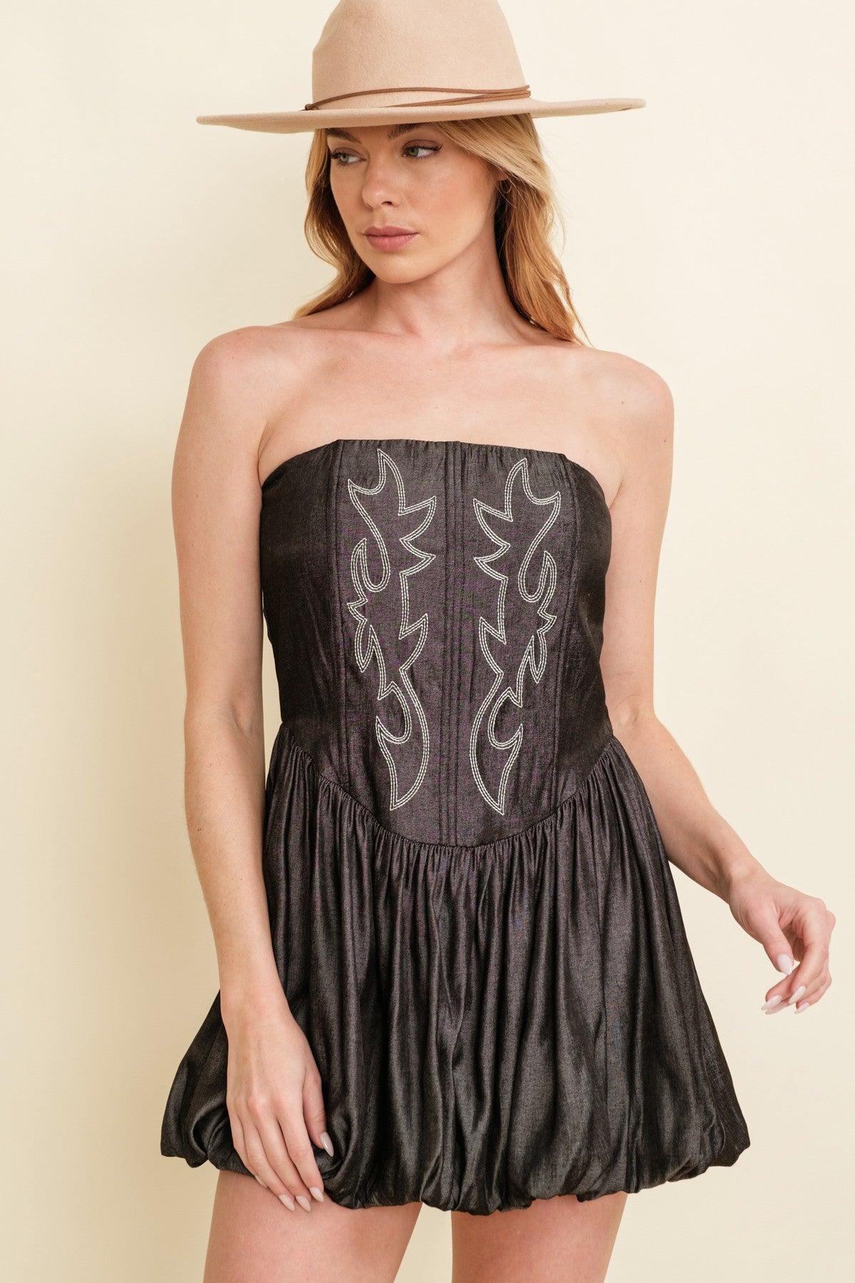 Hang Tight Honey Bubble Dress