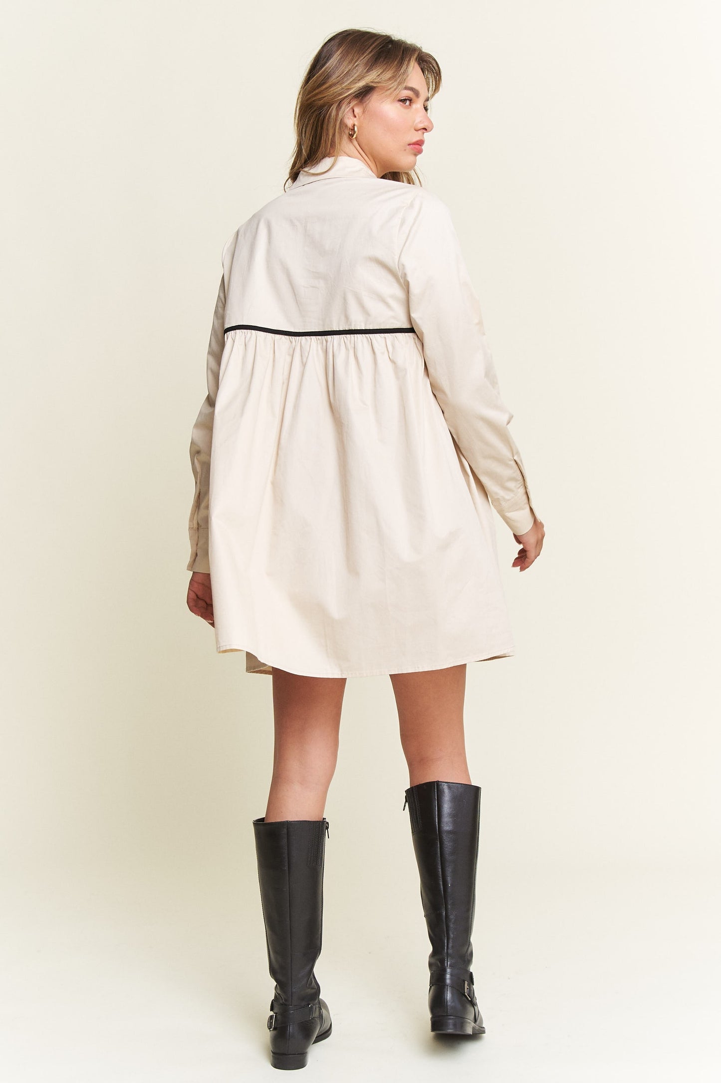 Darling Days Bow Button Down Dress