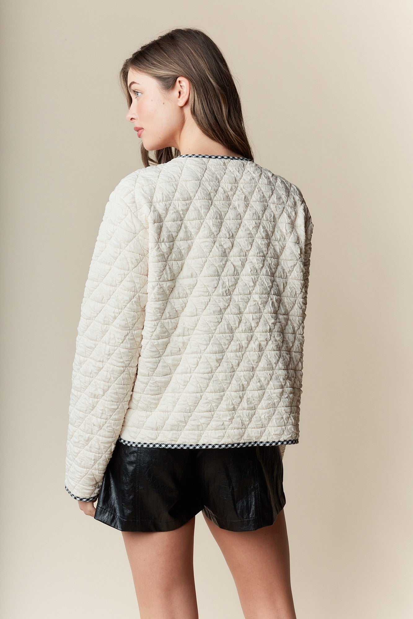 Love of My Life Quilted Heart Jacket