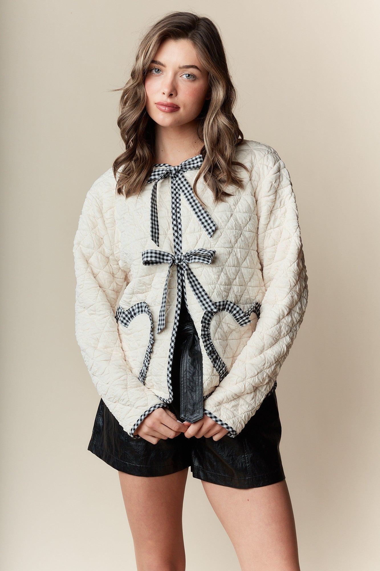 Love of My Life Quilted Heart Jacket