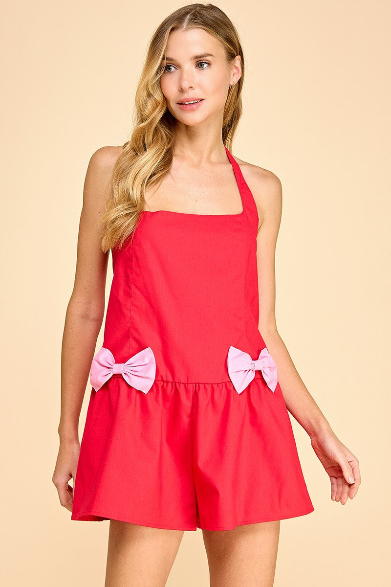 Watermelon Sugar Bow Romper