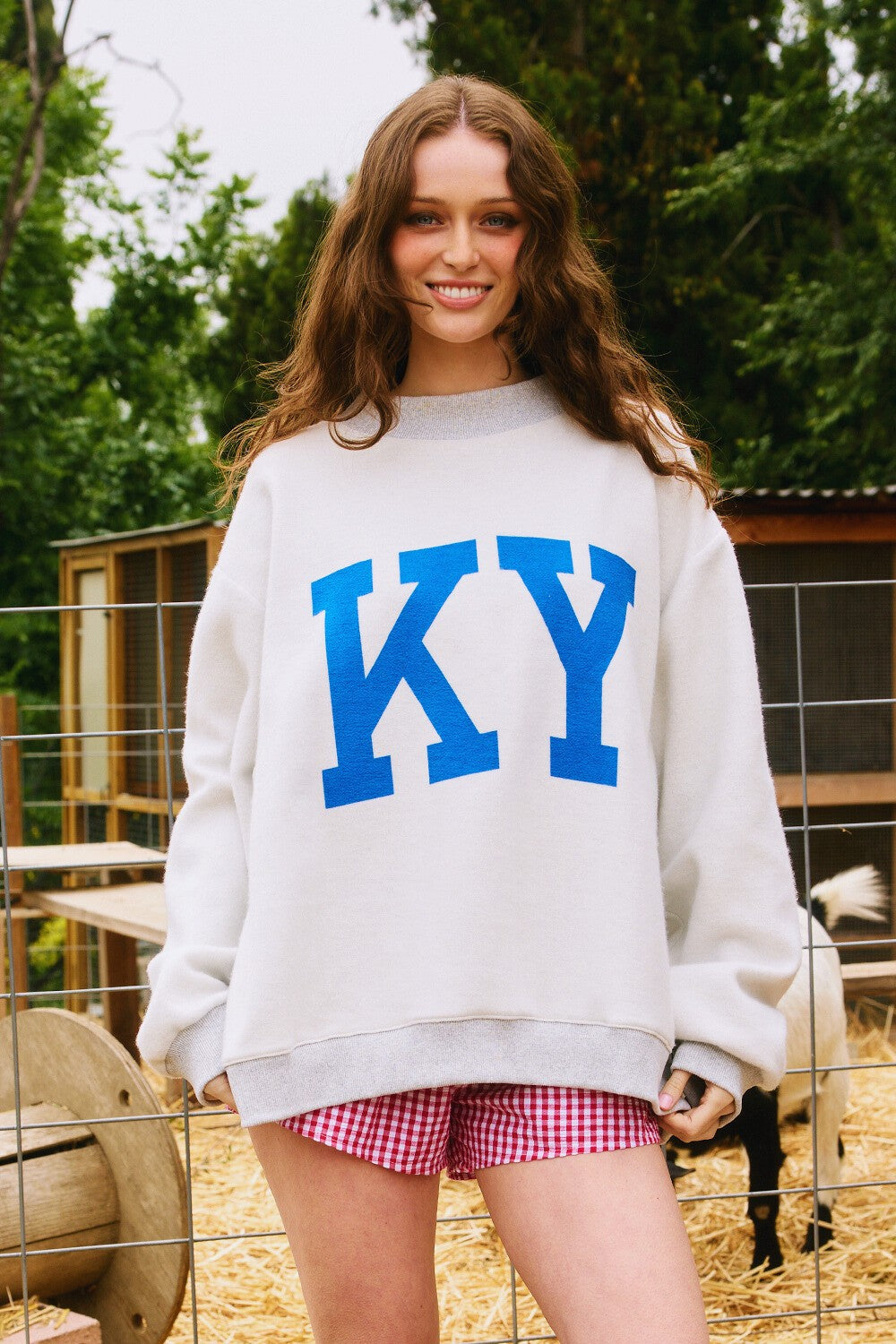 PREORDER: Kentucky Reversible Mock Neck Sweatshirt