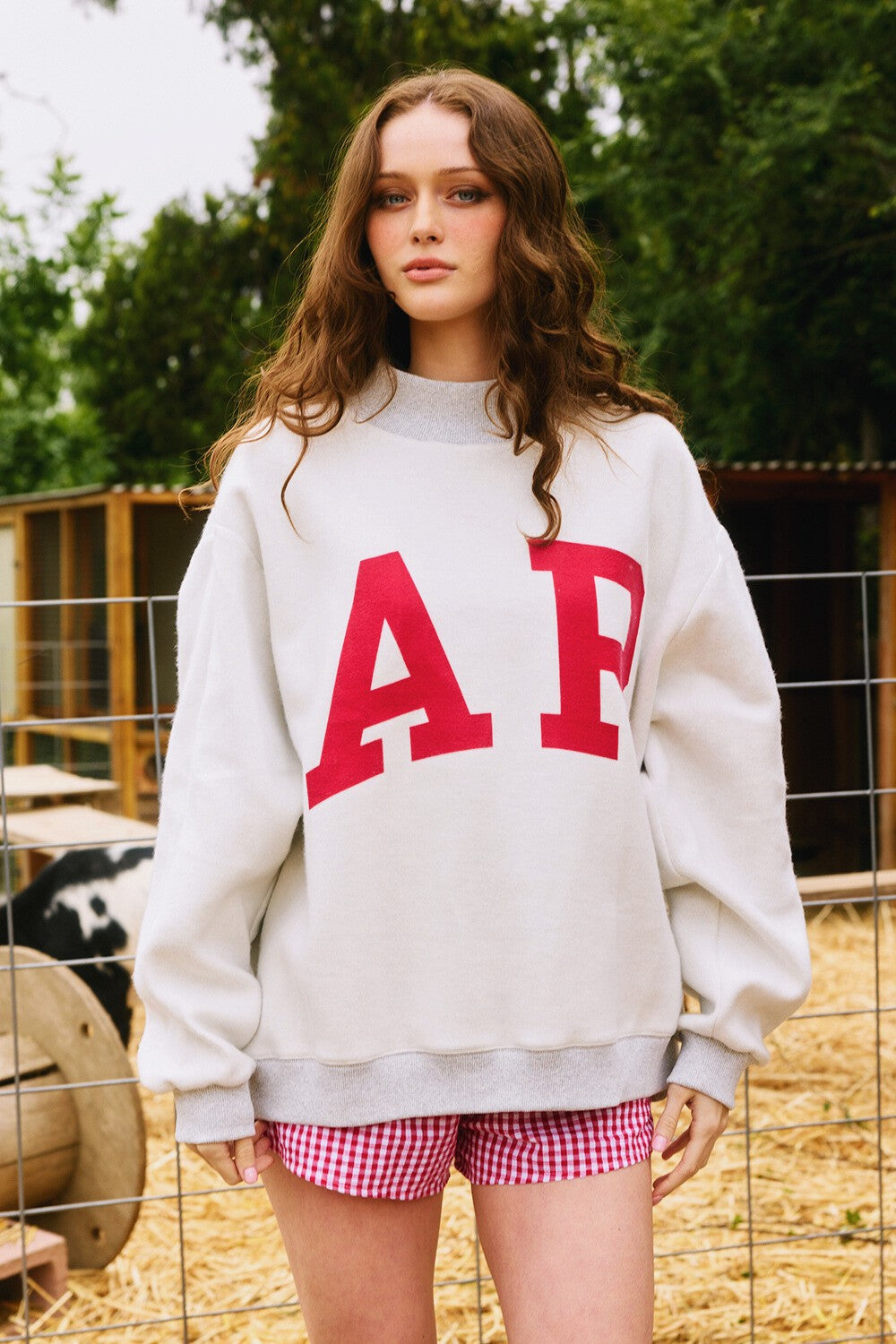 PREORDER: Arkansas Reversible Mock Neck Sweatshirt