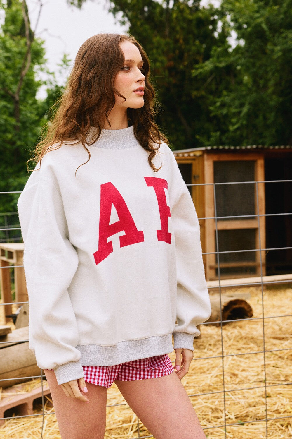 PREORDER: Arkansas Reversible Mock Neck Sweatshirt