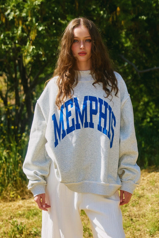 Memphis Reversible Mock Neck Sweatshirt