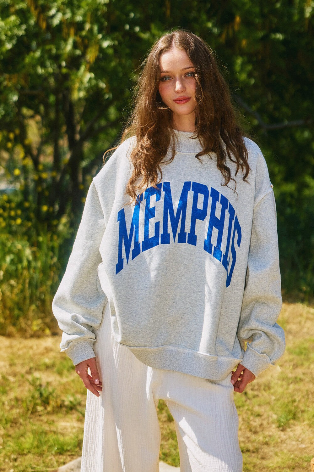 PREORDER: Memphis Reversible Mock Neck Sweatshirt