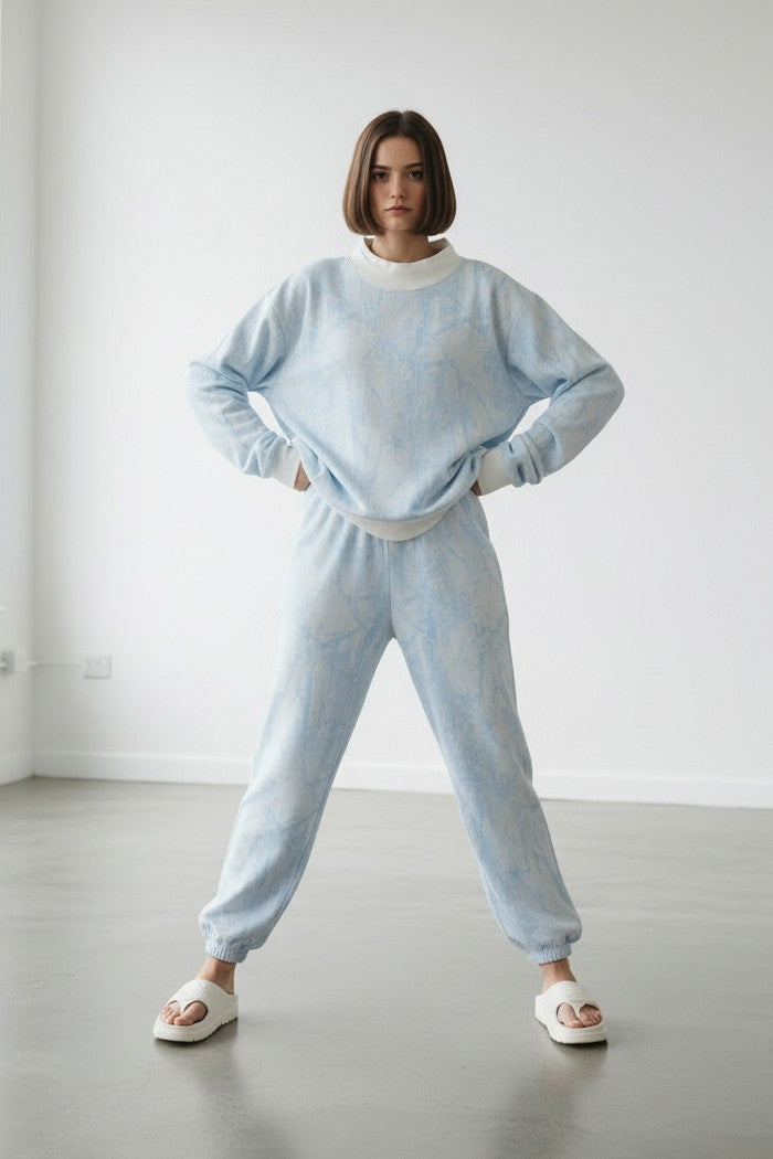 Camo Mock Neck Sweatshirt