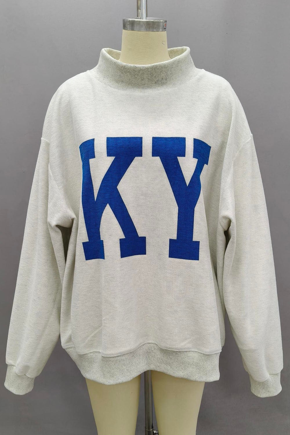 Kentucky Floral Reversible Mock Neck Sweatshirt