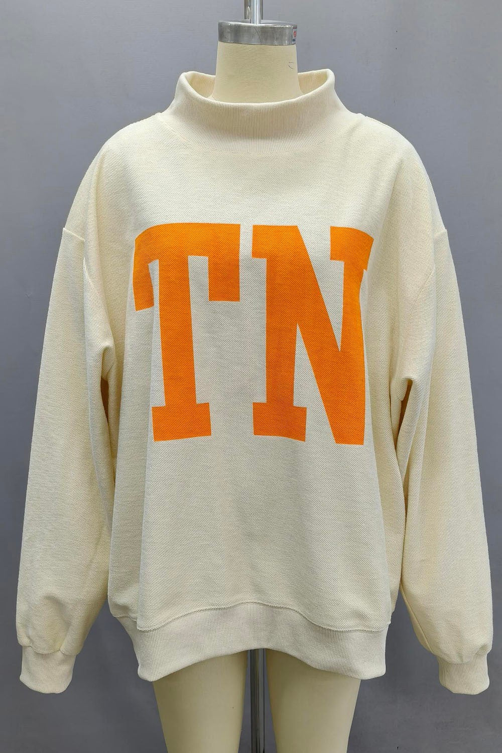 Tennessee Floral Reversible Mock Neck Sweatshirt