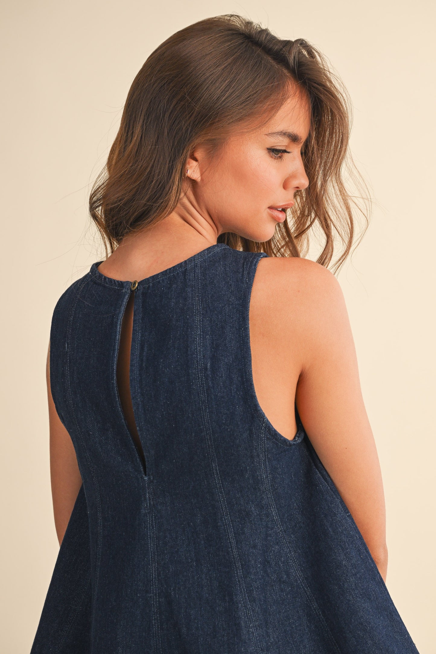 Desert Breeze Denim Top & Shorts Set