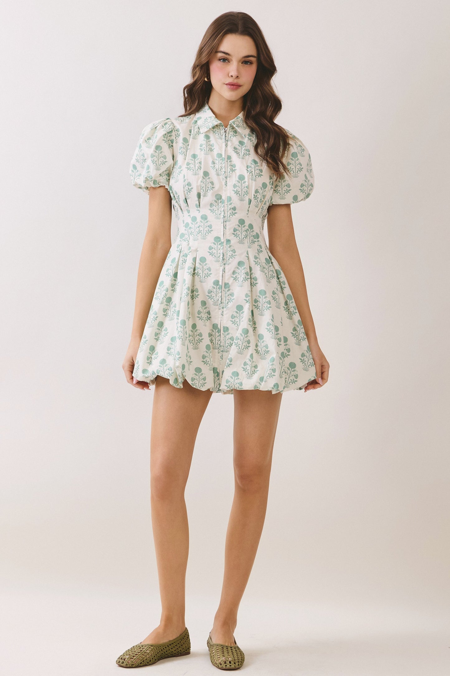 Fresh Start Floral Bubble Dress