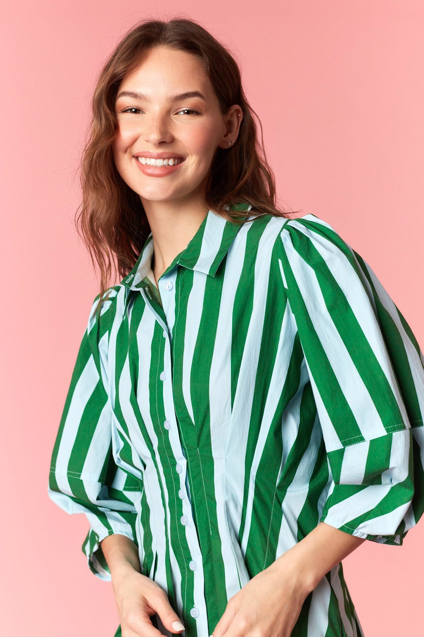 Lunch Break Striped Dress