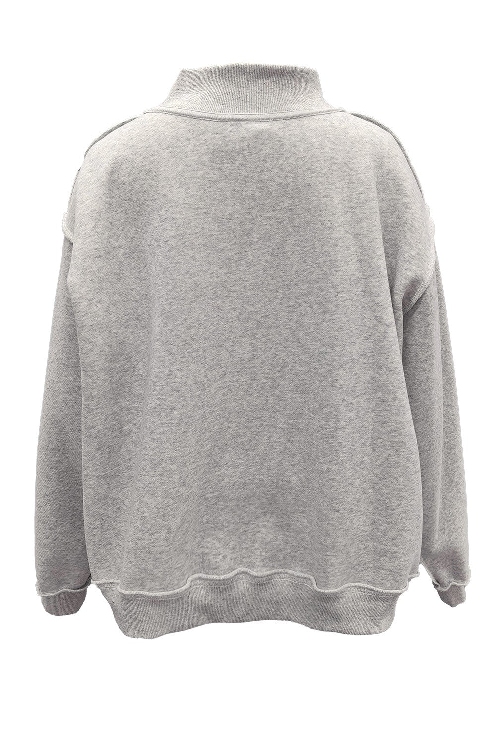 Pinstripe Embroidered Georgia (GA) Mock Neck Sweatshirt