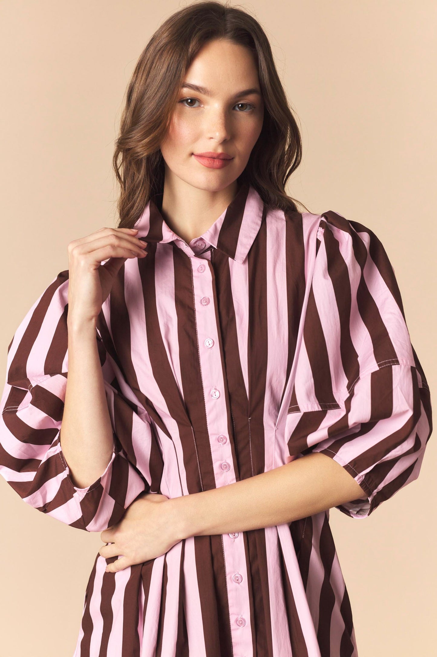 Lunch Break Striped Dress