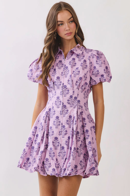 Fresh Start Floral Bubble Dress