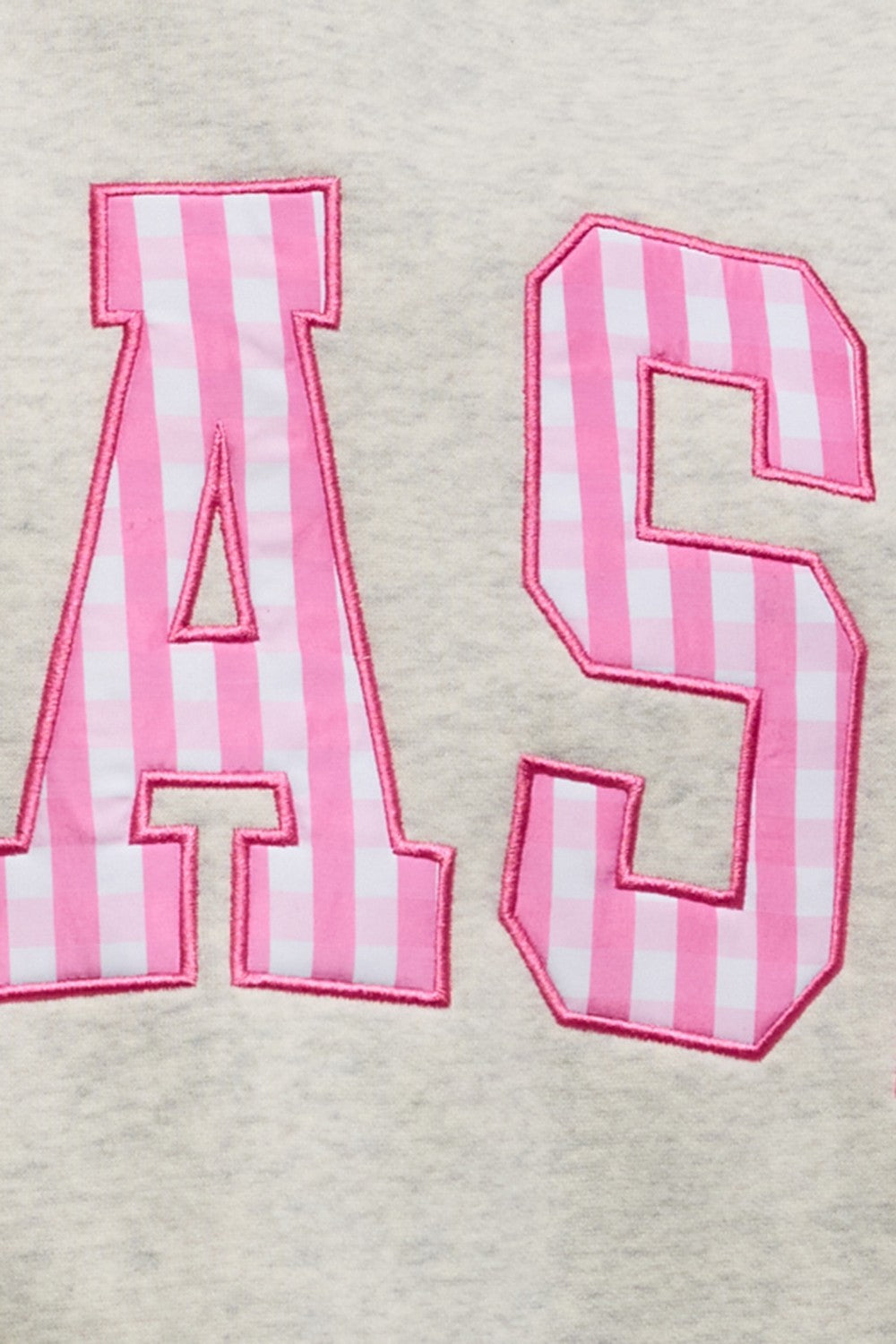 PREORDER: Gingham Embroidered Nashville (Nash) Mock Neck Sweatshirt (EARLY JULY)