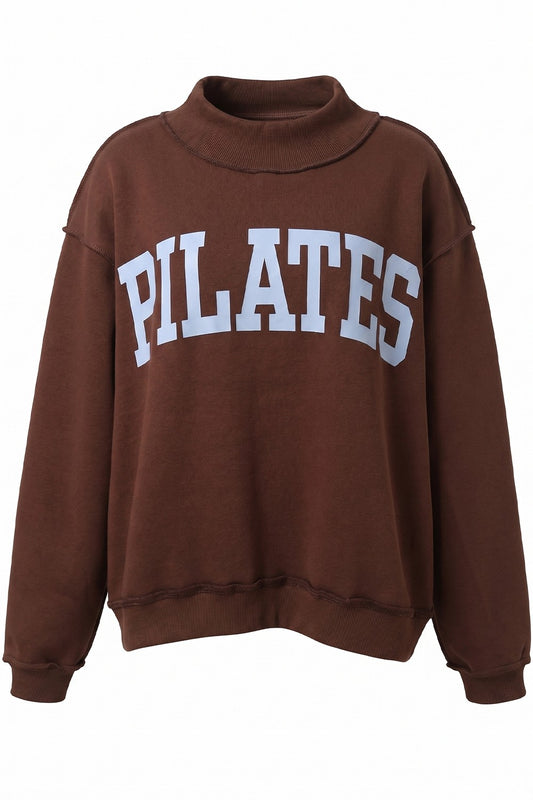 PREORDER: Pilates/Yoga Reversible Mock Neck Sweatshirt (LATE SEPTEMBER)