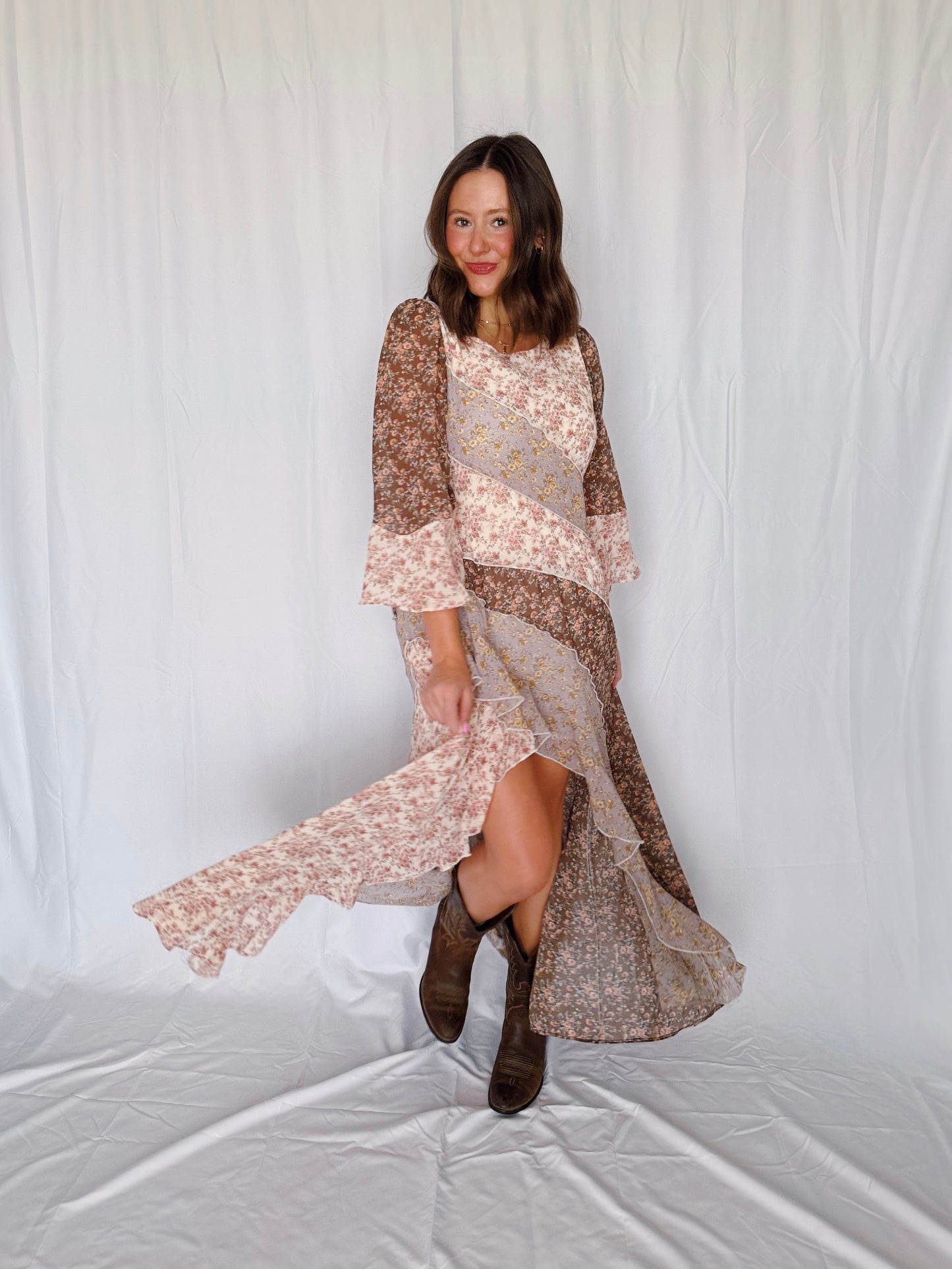 Golden Hour Floral Maxi Dress