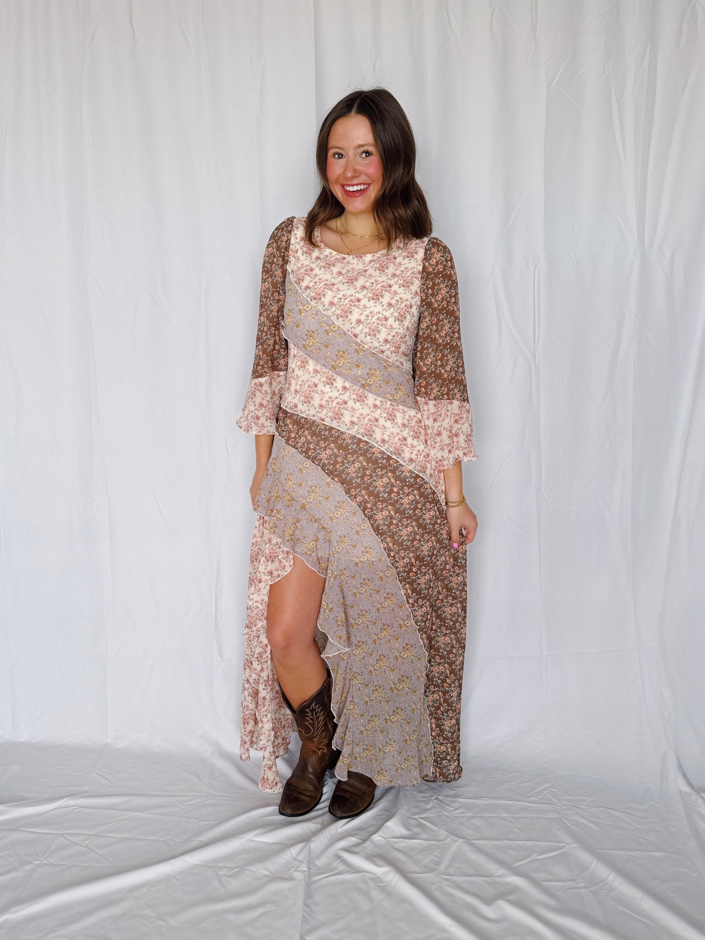 Golden Hour Floral Maxi Dress