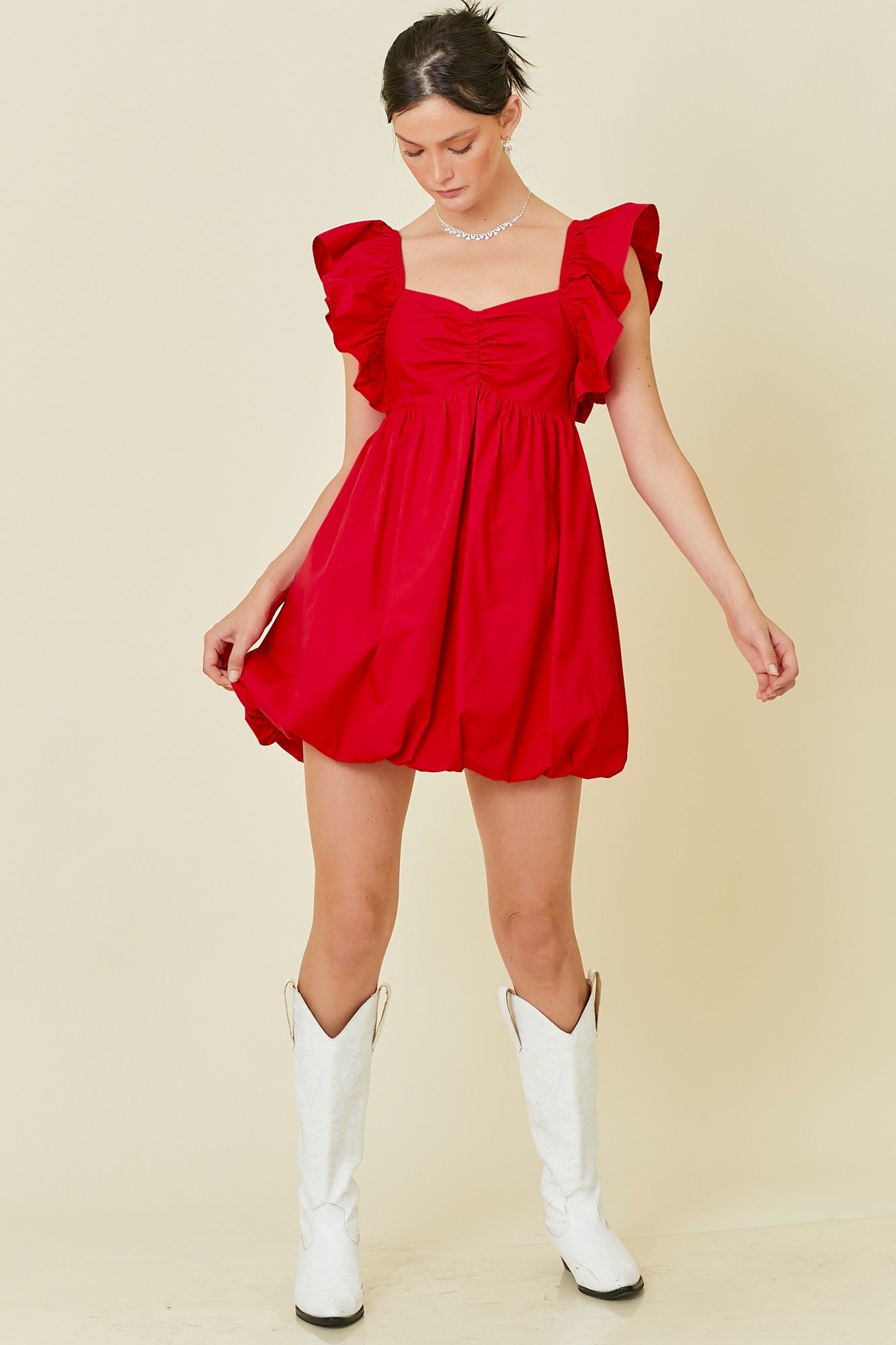 Candy Apple Bubble Dress