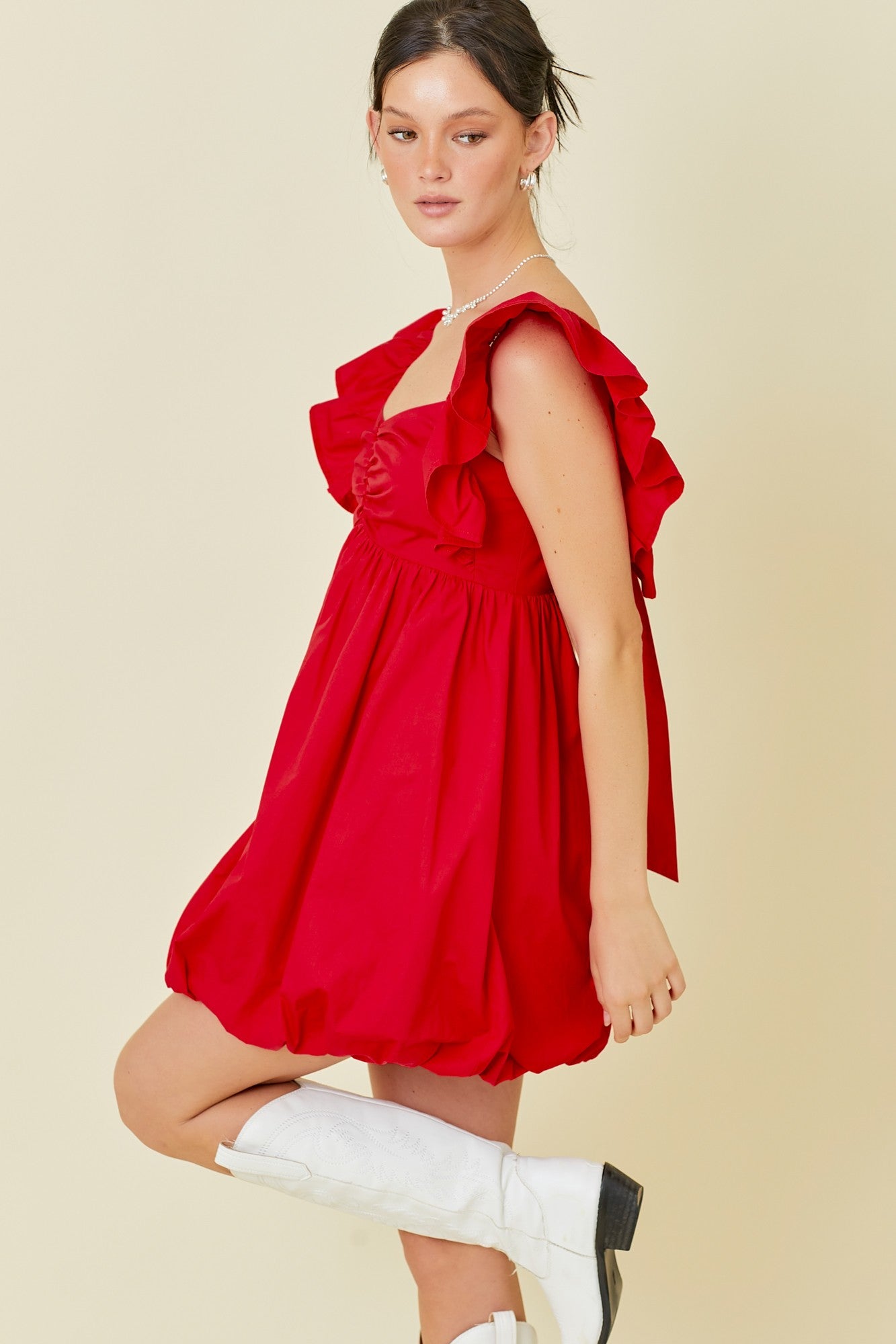 Candy Apple Bubble Dress