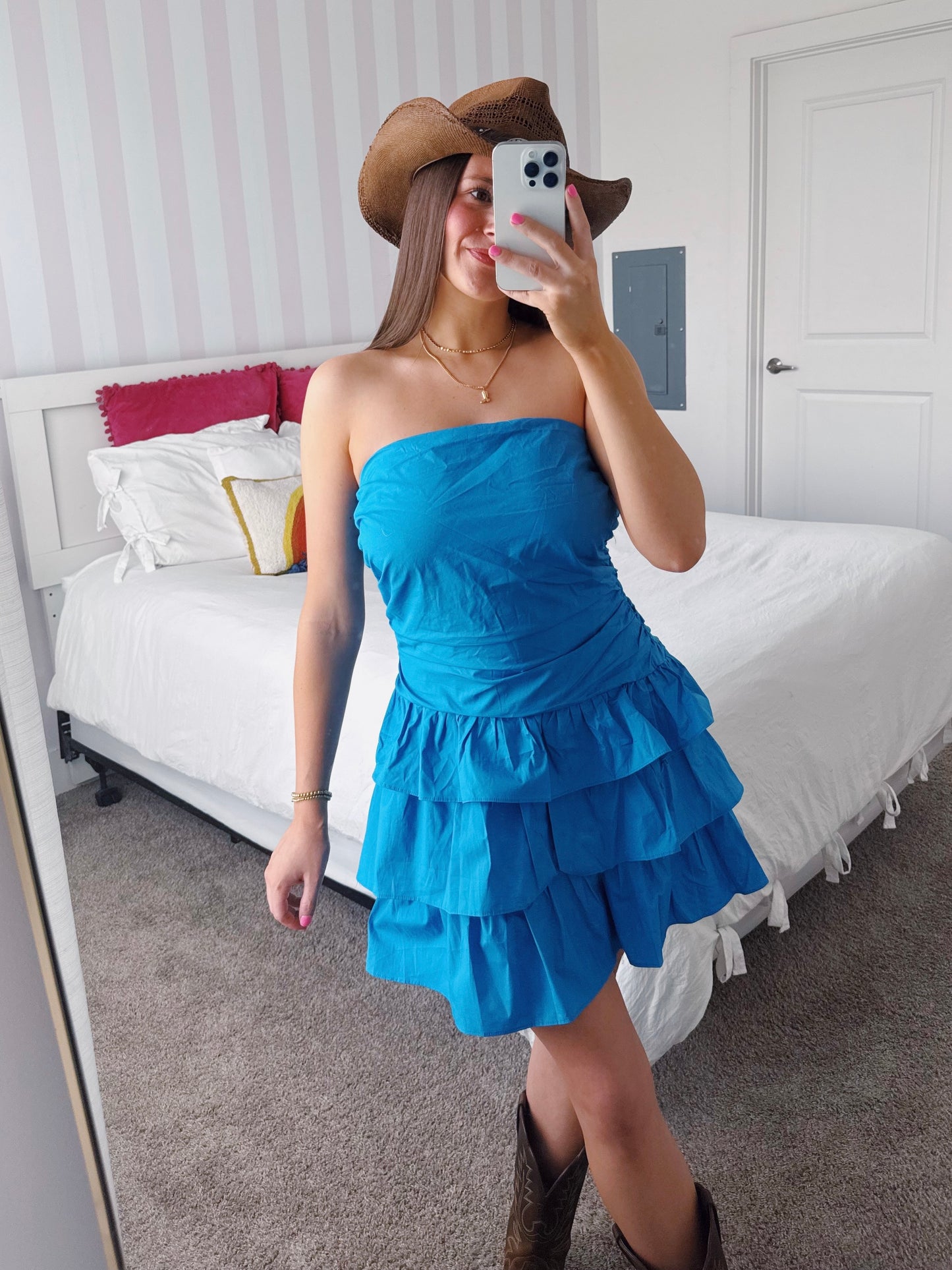 Make Your Mark Ruffle Dress